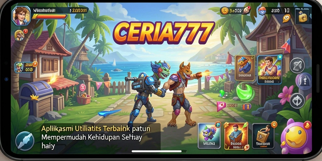 Tampilan antarmuka CERIA777 yang intuitif dan mudah digunakan.