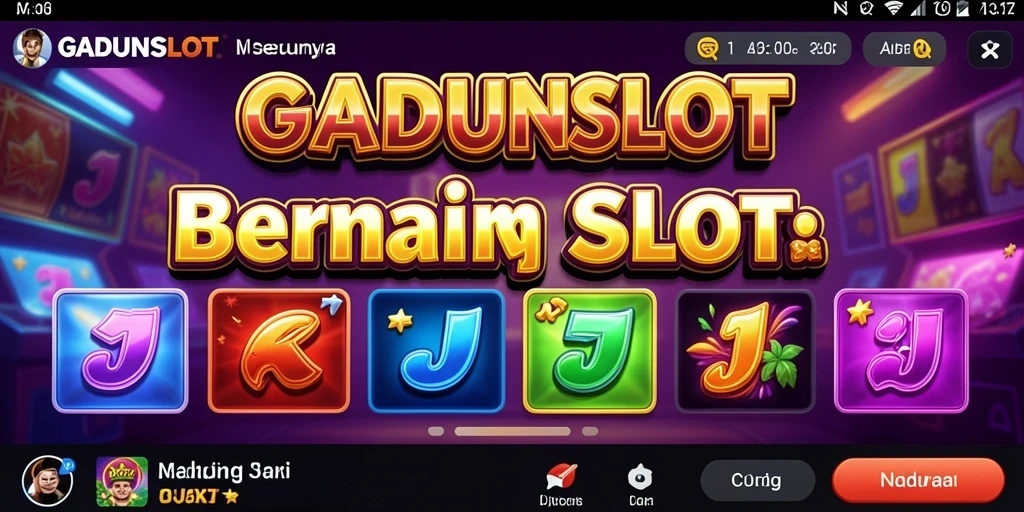 Screenshot menunjukkan gameplay seru GADUNSLOT dengan grafis menawan.