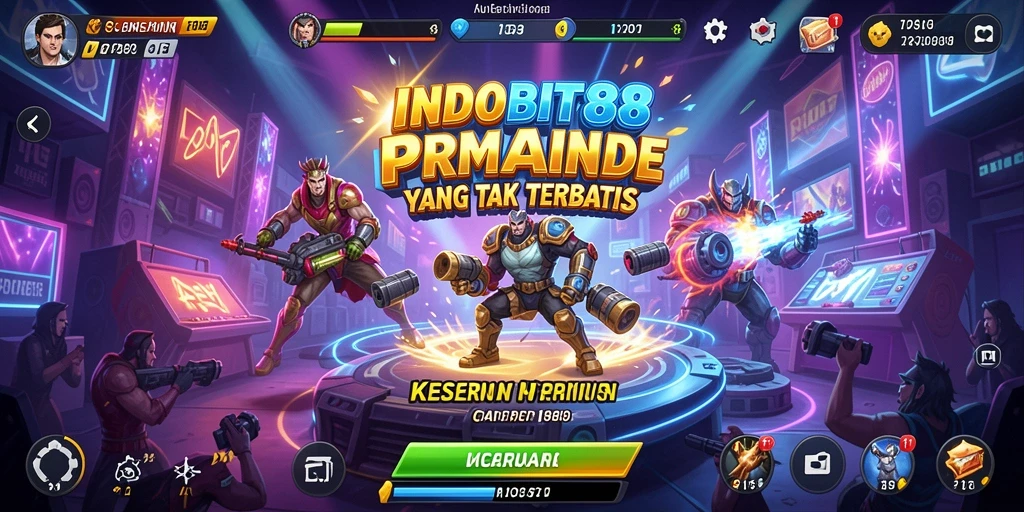 Tampak gameplay seru dari INDOBIT88 dengan berbagai tantangan Arcade.
