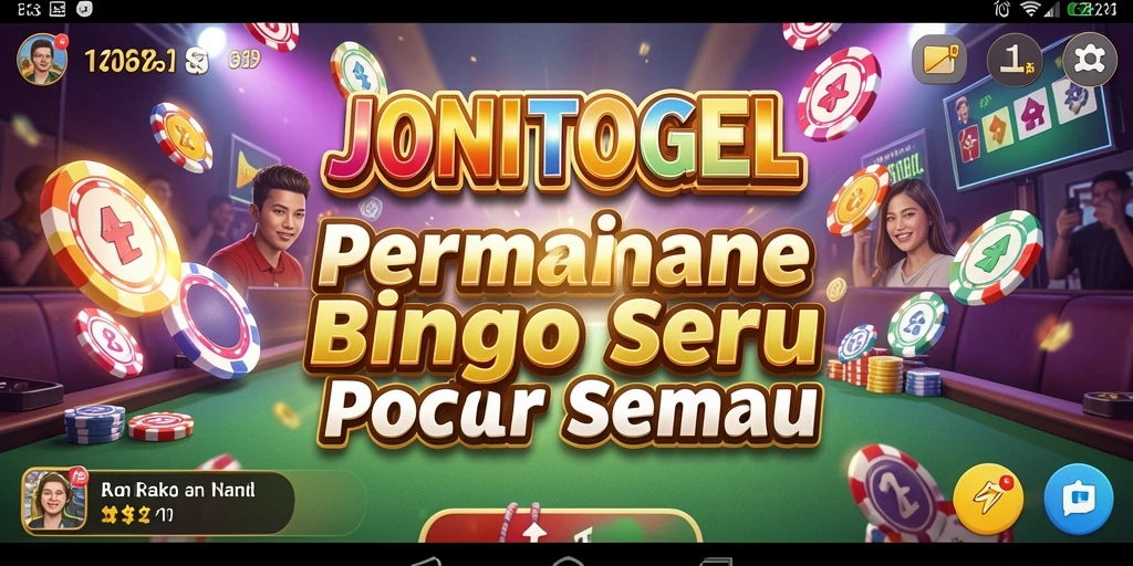 Screenshot JONITOGEL menampilkan gameplay seru permainan Bingo.