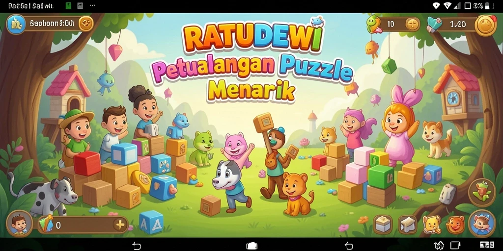 Tampilan gameplay RATUDEWI dengan teka-teki yang memikat.