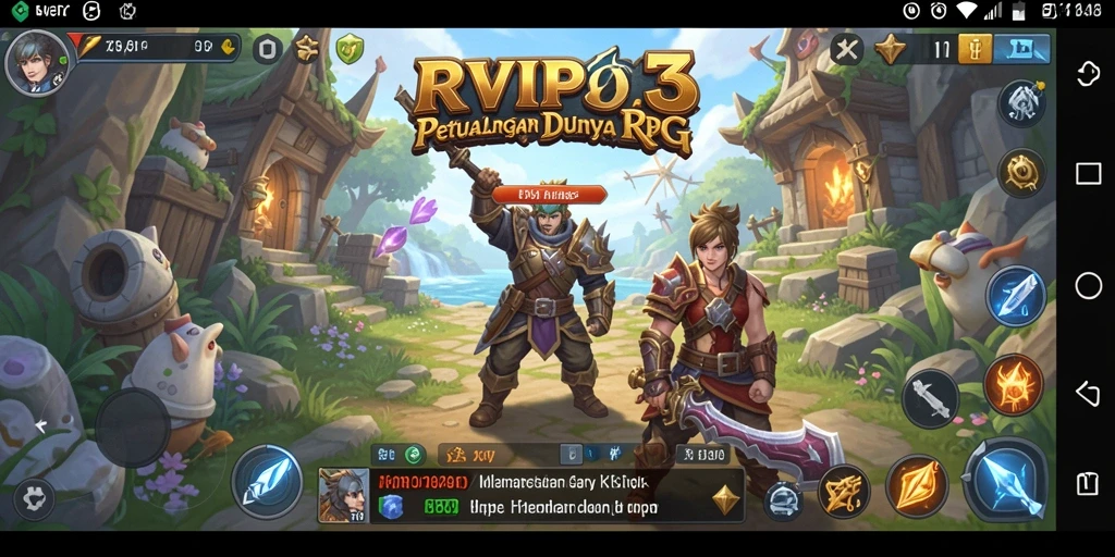Screenshot gameplay RVIP3 menampilkan aksi seru dan grafis yang memukau.